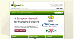 Desktop Screenshot of novupak.com